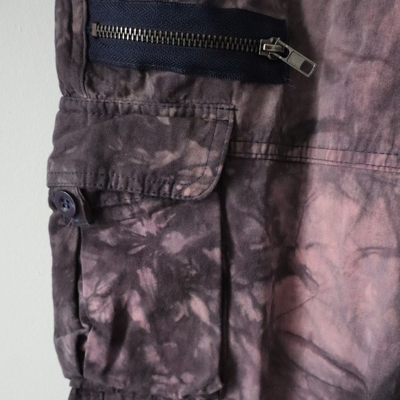 Cargo Pants - Faded Grey & Pink - Picture 3 of 8